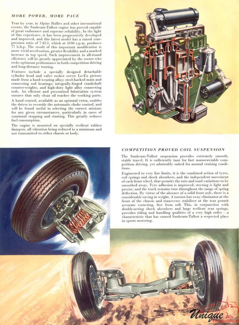 1952 Sunbeam Talbot 90 Mark 2 Brochure Page 5